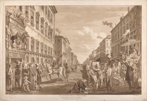 Os romanos educados para com os estranhos de Paul Sandby