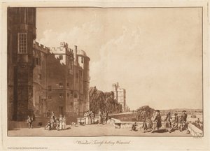 Windsor Terrass olhando para o oeste de Paul Sandby
