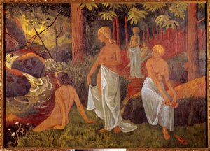 Pintura de Paul Serusier (1863-1927) 1908 Paris, Museu Municipal de Arte Moderna de Paul Sérusier