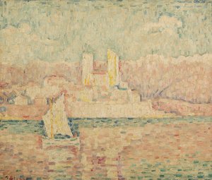 Manhã de Antibes, 1919 de Paul Signac