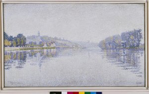 Riverside. O Sena tem Herblay de Paul Signac