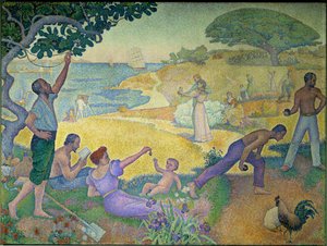 No Tempo da Harmonia. A Idade de Ouro não está no Passado, está no Futuro, 1896. de Paul Signac