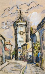 A torre do sino em Viviers de Paul Signac