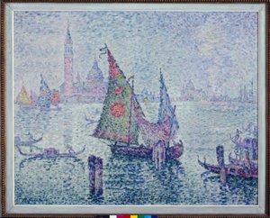 Vela verde, Veneza de Paul Signac