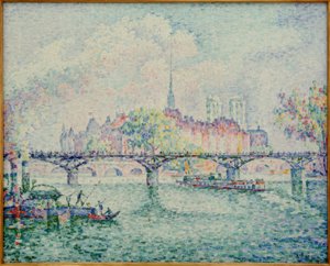 A Ponte das Artes (Der Pont des Arts) de Paul Signac