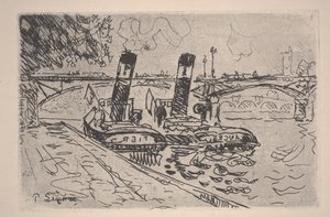 A ponte das artes de Paul Signac