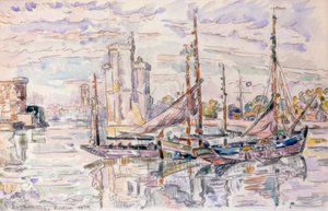 O porto de La Rochelle de Paul Signac