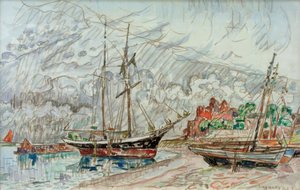 P. Signac - Marine a Loquivy de Paul Signac