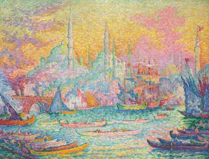 O Chifre de Ouro, Constantinopla, 1907. de Paul Signac