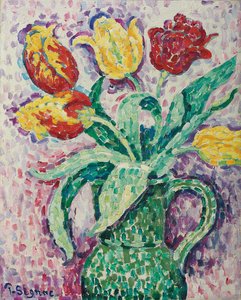 O vaso verde, 1920 de Paul Signac