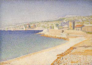 O Jetty em Cassis, Opus 198 de Paul Signac