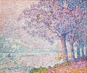 O Sena em St. Cloud, 1903 de Paul Signac