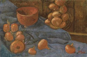 Ainda vida com cebolas, c.1896