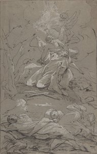 Cristo no Jardim do Getsêmani, 1712-62. de Paul Troger
