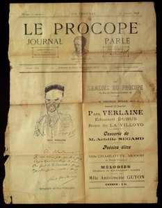 Journal du Procope, café parisiense