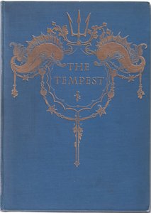 Design da capa, ilustração de The Tempest, 1908 de Paul Vincent Woodroffe