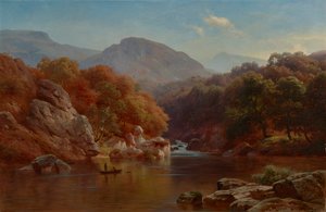Paisagem da Pensilvânia 1862 (Óleo sobre tela) de Paul Weber