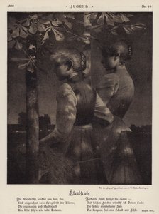 Paz Nocturna (litho) de Paul Wilhelm Keller-Reutlingen