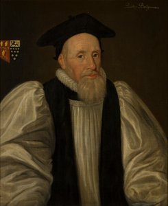 Retrato de John Bridgeman, Bispo de Chester (1577-1652), c.1597-1621 (óleo sobre tela) de Paul van (attr.to) Somer