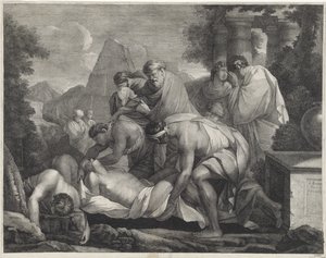 Tobit enterra os mortos