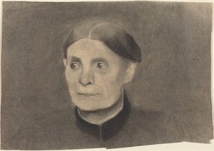 Retrato de uma mulher de Paula Modersohn-Becker