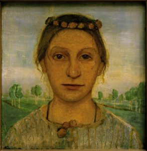 Retrato da irmã Herma de Paula Modersohn-Becker