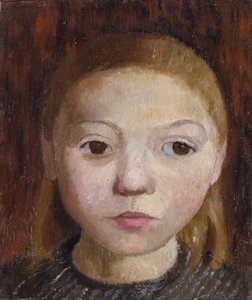 Cabeça de uma menina de Paula Modersohn-Becker