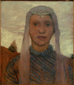 Menina com véu de Paula Modersohn-Becker