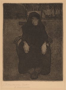 Velha Sentada de Paula Modersohn Becker