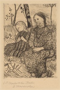 Duas camponesas de Paula Modersohn Becker