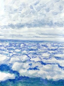 Acima do Oceano Azul de Pauline Wegman | Key and Sea Creative