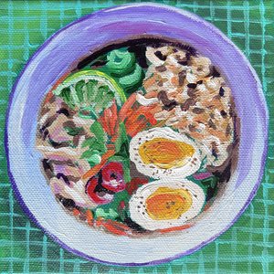 Taça de ramen colorida de Pauline Wegman | Key and Sea Creative