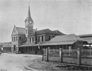 Estacao da Estrada de Ferro em Campinas, 1895