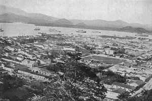 Vista Geral de Santos, General view of Santos, 1895