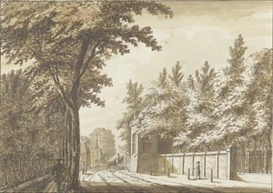 Hofstede Bosch-en-Hoven fora de Haarlem de Paulus Constantijn la Fargue (attributed to)