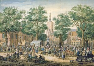 Mercado em Haia, 1769