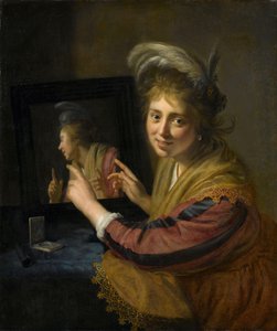 Rapariga no Espelho de Paulus Moreelse
