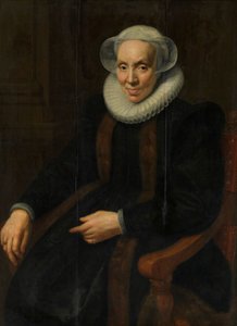 Retrato de Maria de Utrecht (c. 1552/53-1629) de Paulus Moreelse