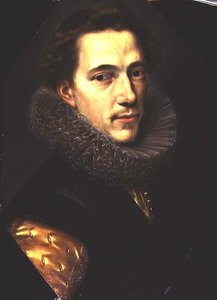 Retrato de um homem com um rufo de Paulus Moreelse