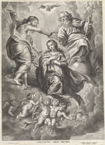 Kroning van Maria Coroação da Virgem Divina (título no objeto)