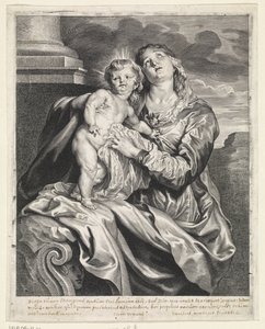 Maria com o Menino Jesus de Paulus Pontius
