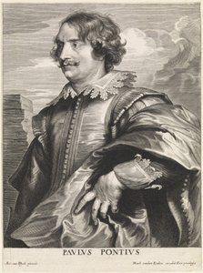 Retrato do gravador Paulus Pontius de Paulus Pontius