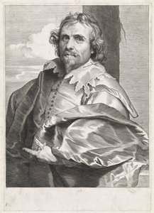 Retrato do pintor Daniël Mijtens (I) de Paulus Pontius