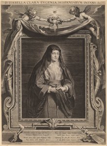 Isabella Clara Eugenia, Infanta de Espanha de Paulus Pontius, after Sir Peter Paul Rubens