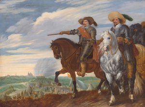 Frederico Henrique e Ernesto Casimiro de Nassau-Dietz no Cerco de 