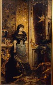 La derniere stage. Peinture de Pavel Alexandrovich Svedomsky (Svedomski) (1849-1904), huile sur toile