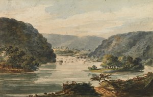 Uma vista do Potomac em Harpers Ferry, 1811-ca. 1813.