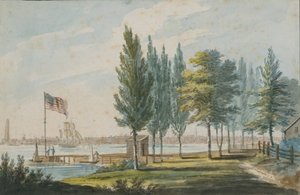 Filadélfia do outro lado do rio Delaware, 1811-ca. 1813.