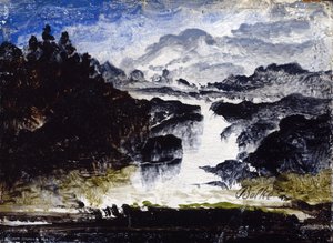 Uma queda de água de Peder Balke