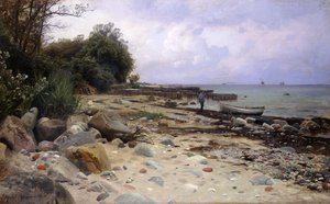 Olhando para o mar de Peder Monsted